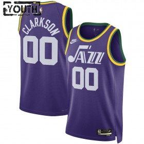 Camiseta Niños NBA Utah Jazz Clarkson 2023-24 Jordan Nike Classic Edition Violeta Swingman